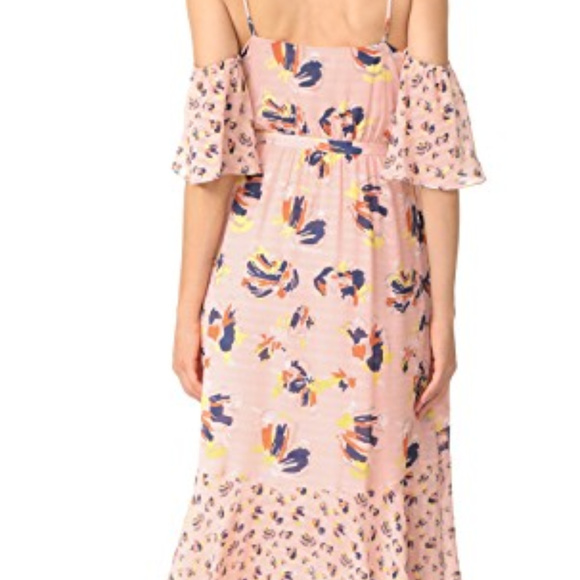 Tanya Taylor Amylia Textured Silk Abstract Floral - Picture 4 of 5